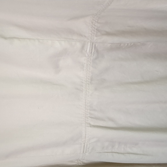 TOMMY HILFIGER* tie front short sleeve button front khaki collared midi dress XL - Picture 9 of 12